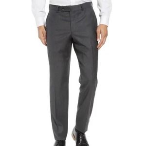 Ted Baker London Jefferson 100% Wool Flat Front Dress Pants Mens Sz 37 inseam 29